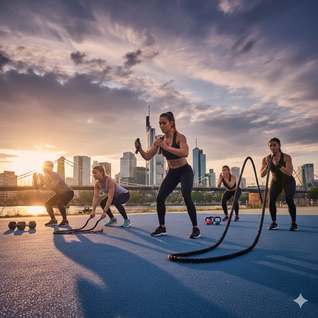 Outdoor Training Frankfurt: Fitness im Hafenpark erleben