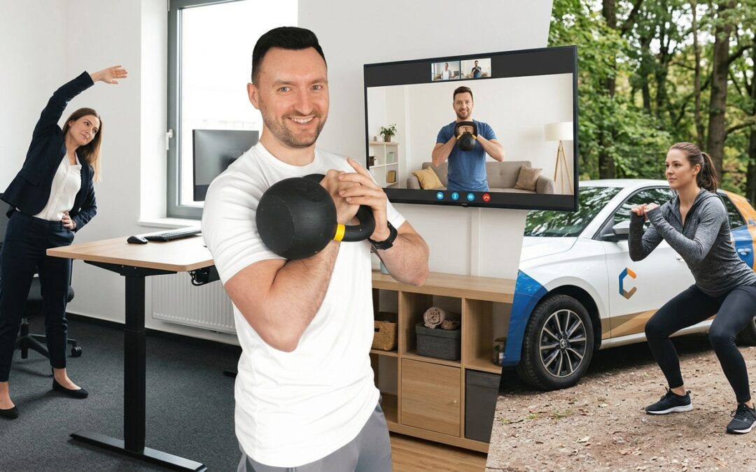 Hybride Firmenfitness: So halten wir dein Team im Büro, Home-Office und Außendienst fit